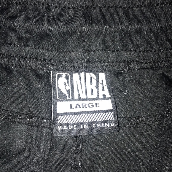 NBA black and red shorts size large - Picture 6 of 11